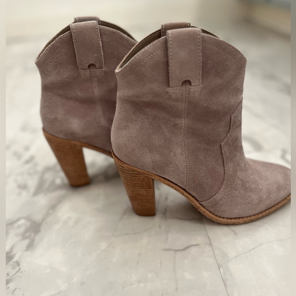 Joie grey suede monte booties size 37